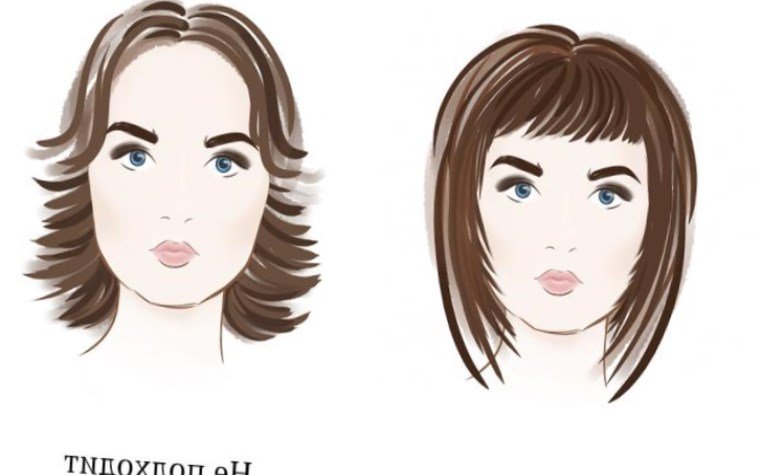 Зачіски для обличчя круглої форми