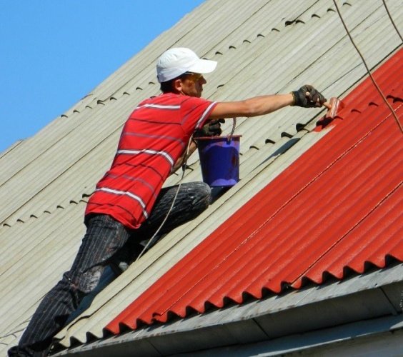 Фарби для даху з шиферу або металу