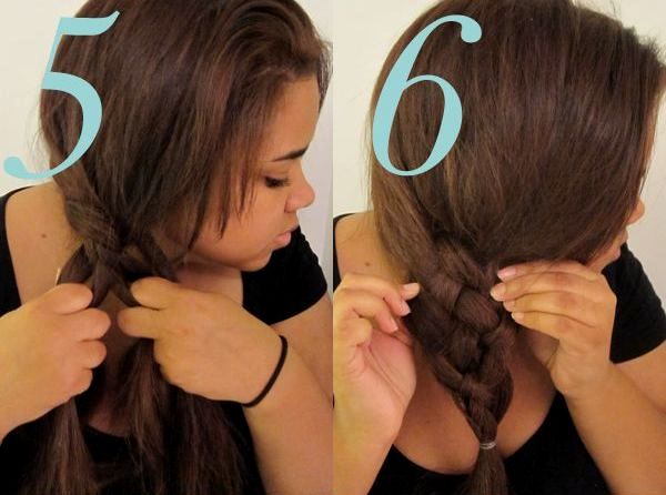 Коса на 5 пасм | Коса з 5 пасм схема