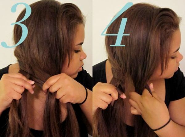 Коса на 5 пасм | Коса з 5 пасм схема