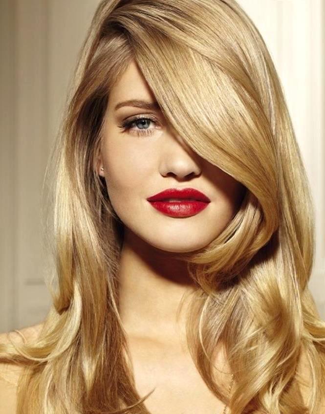 Зачіски з довгою чубчиком | Зачіски з довгою чубчиком фото