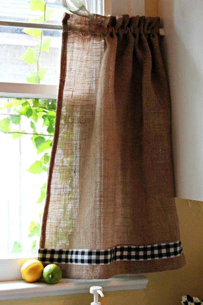 Штори на кухню своїми руками