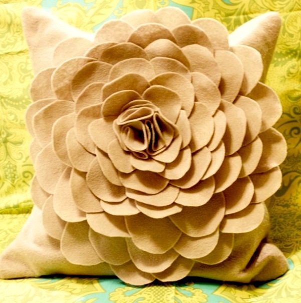 Подушки квіти | Подушка троянда, ромашка, мак