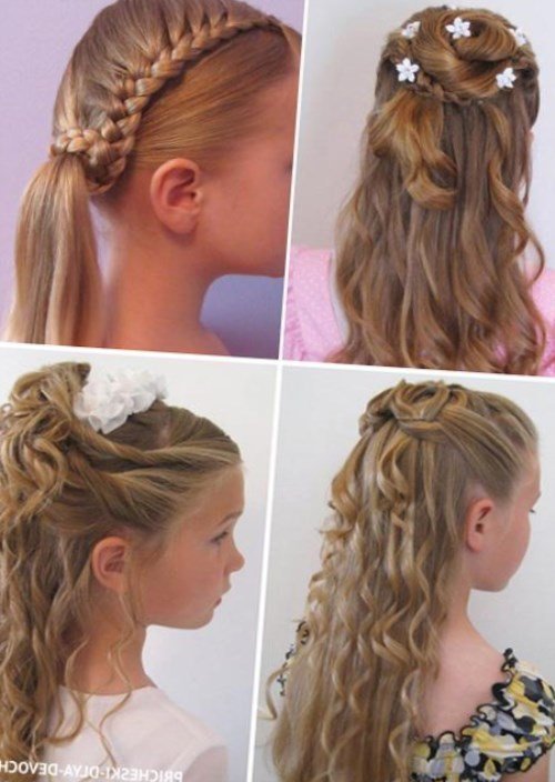 Зачіски для дівчаток на новий рік
