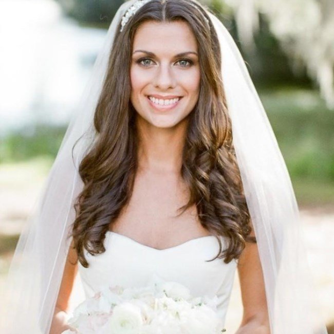 Як кріпиться фата до зачіски