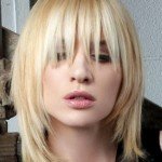 Зачіски з довгою чубчиком | Зачіски з довгою чубчиком фото