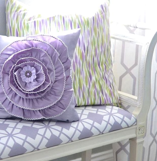 Подушки квіти | Подушка троянда, ромашка, мак