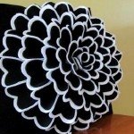 Подушки квіти | Подушка троянда, ромашка, мак