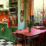 Салатова кухня | Кухня салатового кольору