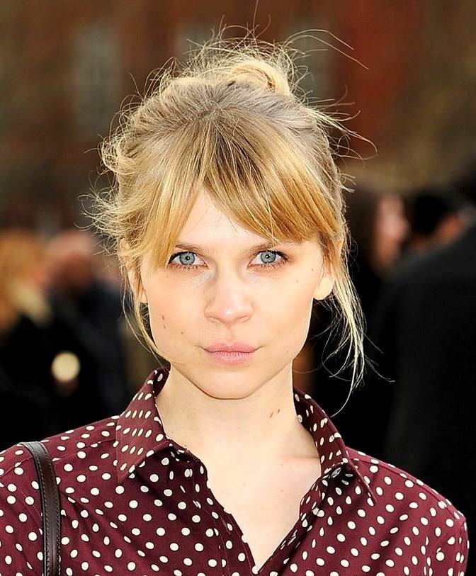 Зачіски з довгою чубчиком | Зачіски з довгою чубчиком фото