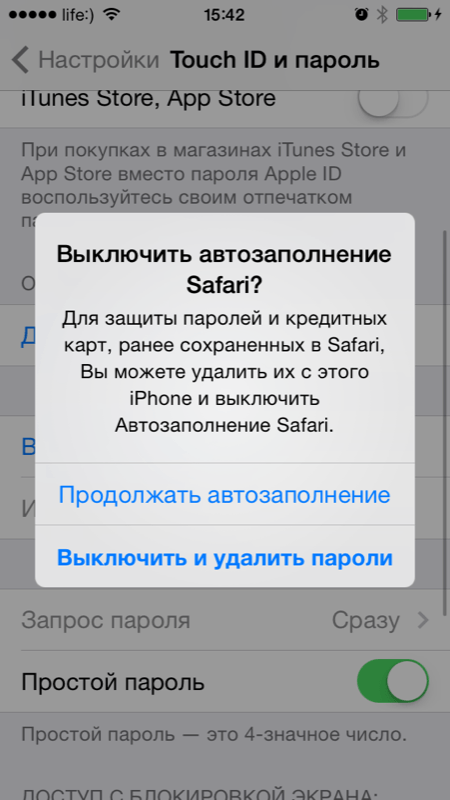 Пароль блокування iPhone: простий або складний, як скинути лічильник тимчасового блокування, як включити і вимкнути пароль на iPhone, iPod Touch і iPad