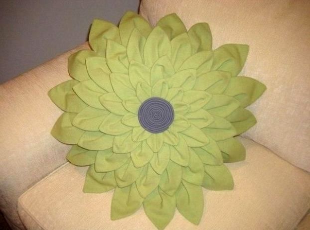 Подушки квіти | Подушка троянда, ромашка, мак