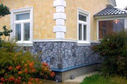 Облицювання фундаменту своїми руками (фото і відео)