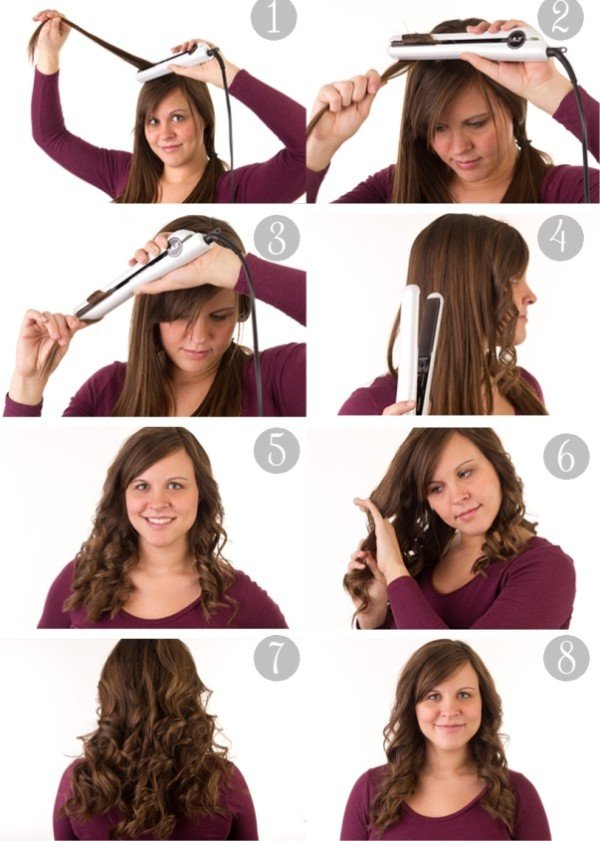 Як накрутити волосся утюжком: покроково з фото і відео