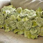 Подушки квіти | Подушка троянда, ромашка, мак