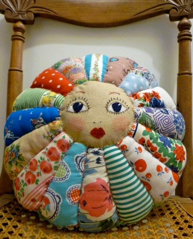 Подушки квіти | Подушка троянда, ромашка, мак