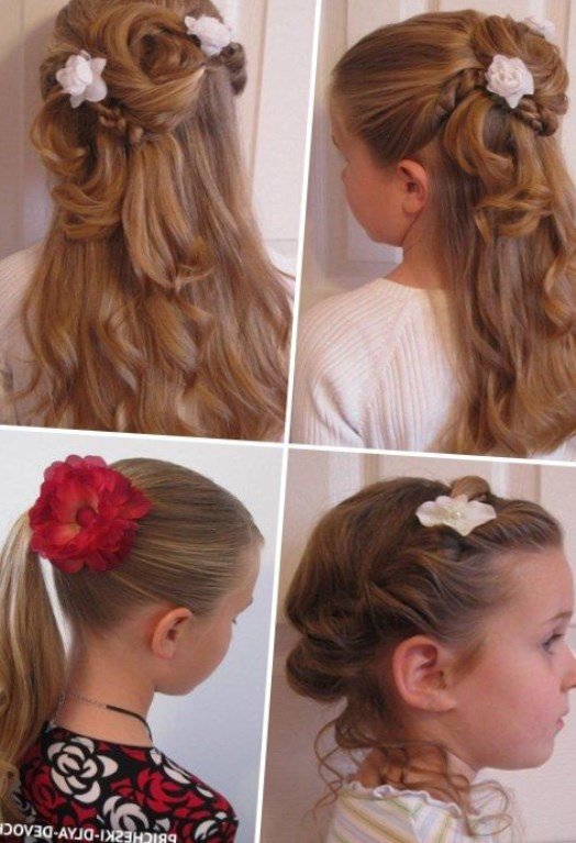 Зачіски для дівчаток на новорічний бал