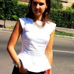 Блузка з баскою | Блузка з баскою фото