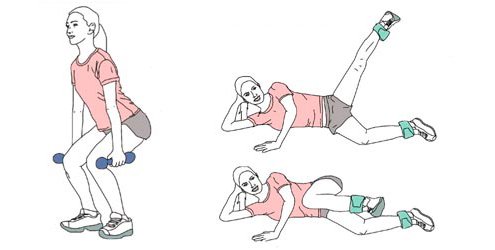 Вправи для сідниць | Вправи для красивої попи Вправи для сідниць | Вправи для красивої попи