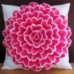 Подушки квіти | Подушка троянда, ромашка, мак