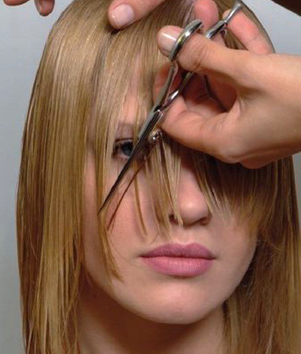 Зачіски з довгою чубчиком | Зачіски з довгою чубчиком фото