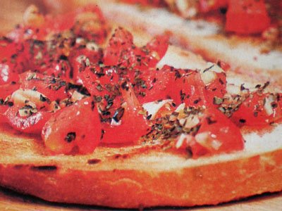 Брускетта з вяленими помідорами