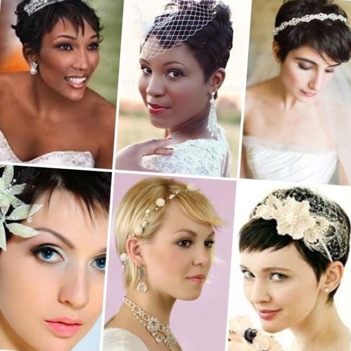 Зачіски для нареченої на середні волосся