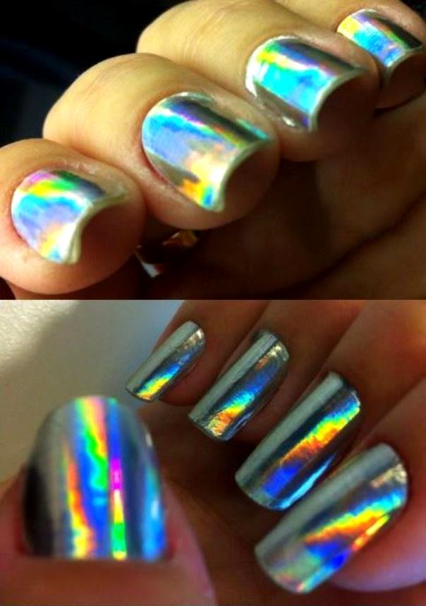 Фольга для нігтів | Дизайн нігтів з фольгою