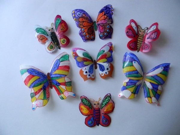 Декоративні метелики для прикраси стін