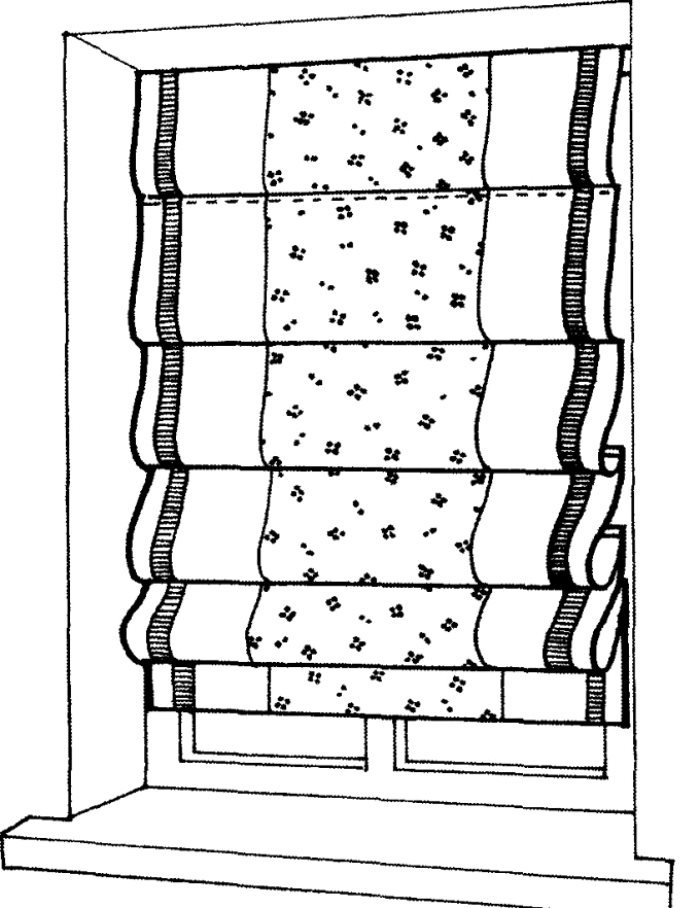 Штори на кухню своїми руками