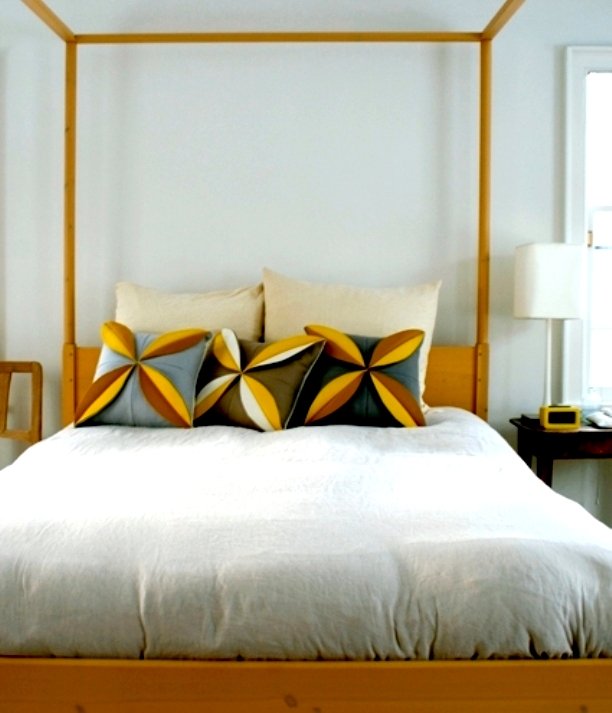 Подушки квіти | Подушка троянда, ромашка, мак