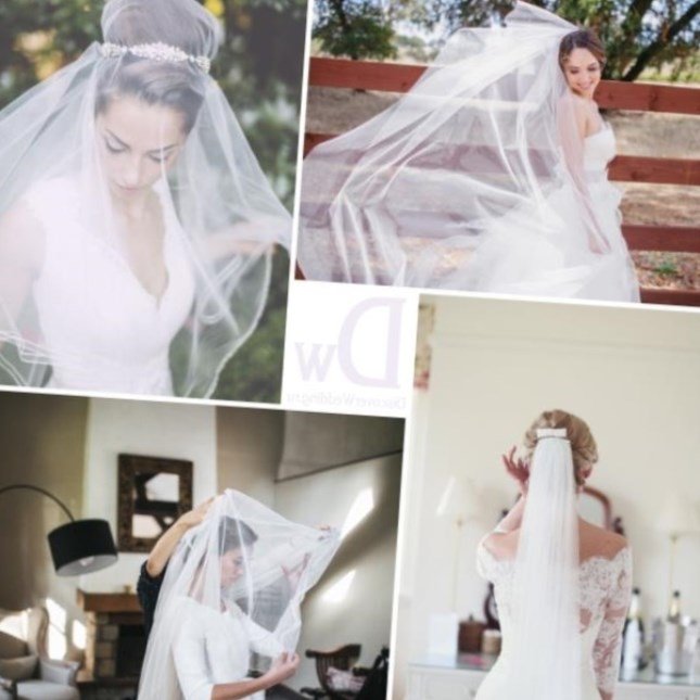 Як кріпиться фата до зачіски