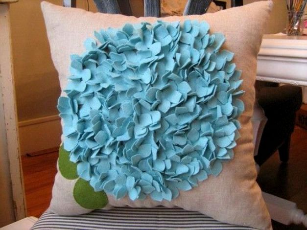 Подушки квіти | Подушка троянда, ромашка, мак