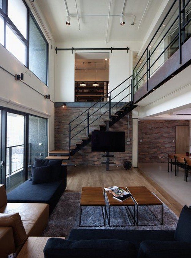 Стиль лофт в інтерєрі | Інтерєр квартири в стилі лофт