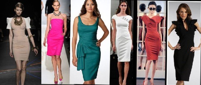 Як правильно носити сукні прямого фасону