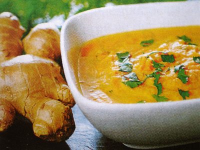 Суп пюре морквяний з імбиром
