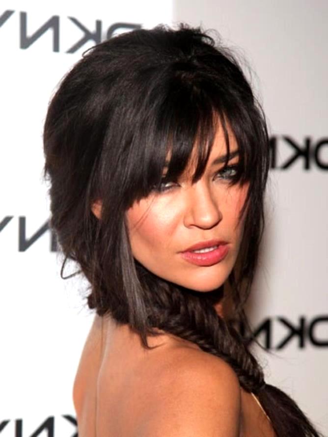 Зачіски з довгою чубчиком | Зачіски з довгою чубчиком фото