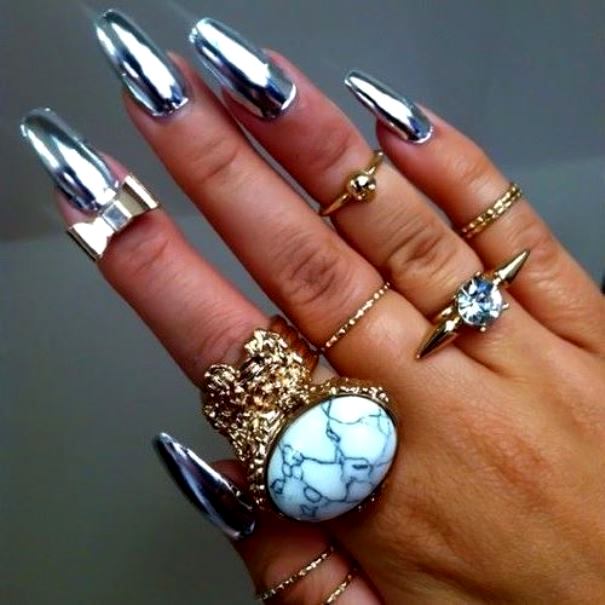 Фольга для нігтів | Дизайн нігтів з фольгою