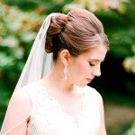 Весільні зачіски з фатою