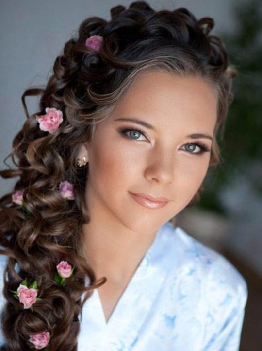 Зачіски з фатою на середні волосся Зачіски з фатою на середні волосся