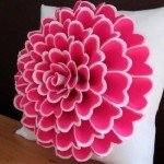 Подушки квіти | Подушка троянда, ромашка, мак