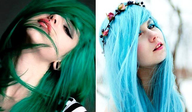 Яскраві фарби для волосся | Фарби для волосся яскравих кольорів