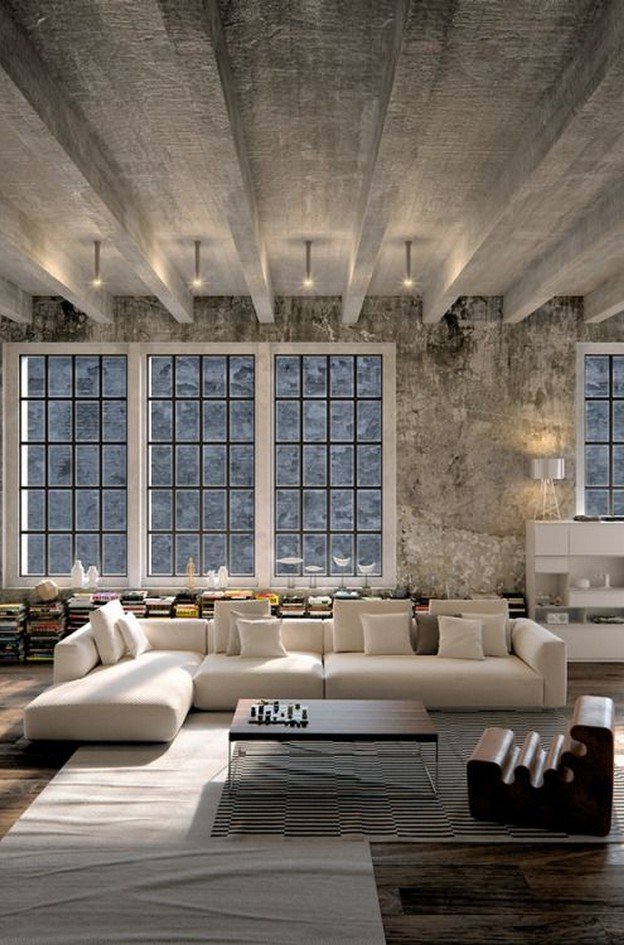 Стиль лофт в інтерєрі | Інтерєр квартири в стилі лофт