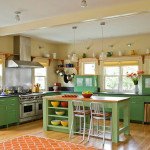 Салатова кухня | Кухня салатового кольору