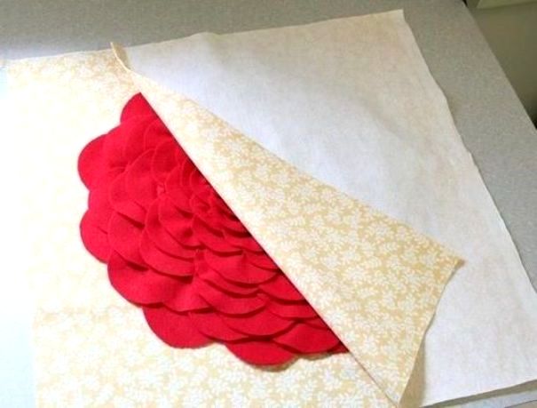 Подушки квіти | Подушка троянда, ромашка, мак