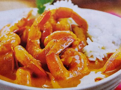 Індійський каррі з рисом басматі Індійський каррі з рисом басматі