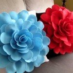 Подушки квіти | Подушка троянда, ромашка, мак