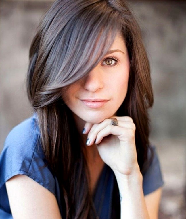 Зачіски з довгою чубчиком | Зачіски з довгою чубчиком фото