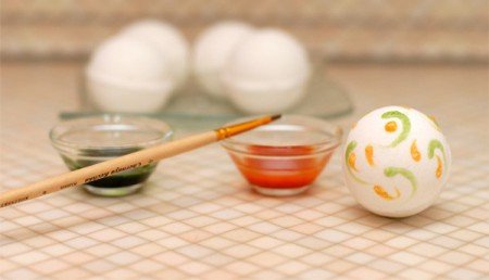 Бомбочки для ванни з розписом майстер клас Бомбочки для ванни з розписом майстер клас