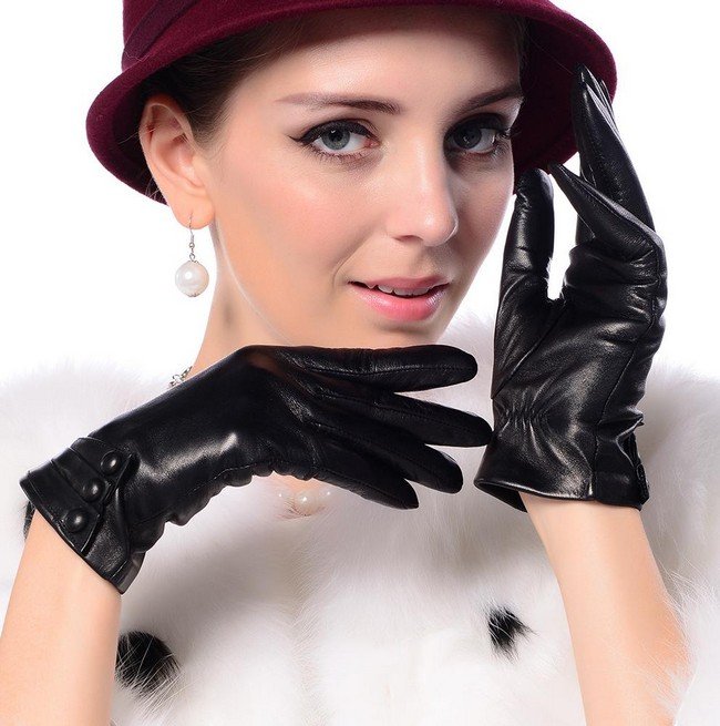 Шкіряні рукавички | Жіночі шкіряні рукавички